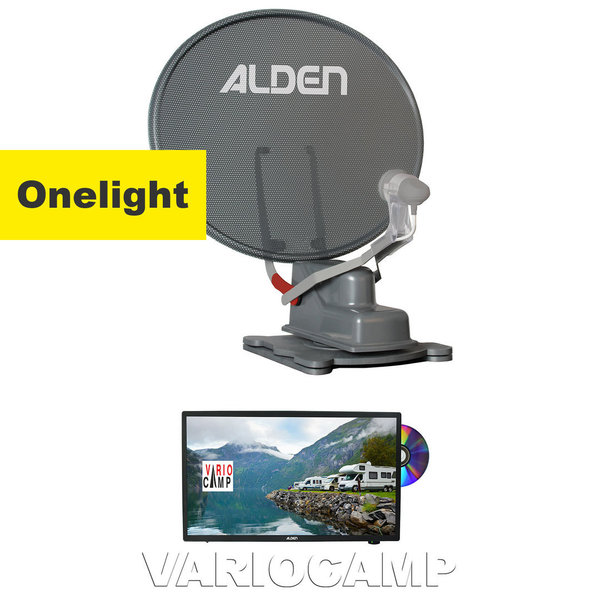 ALDEN Onelight 60 HD Platinium mit TV AIO EVO 18,5"/22"/24", grau